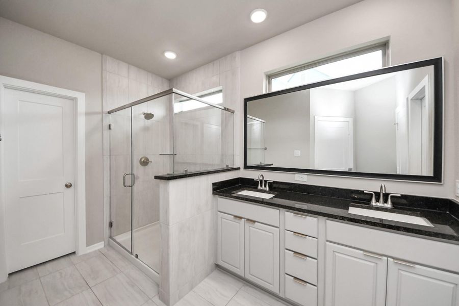 Furnished interior view inside a new home in The Groves, Humble (Image 17).