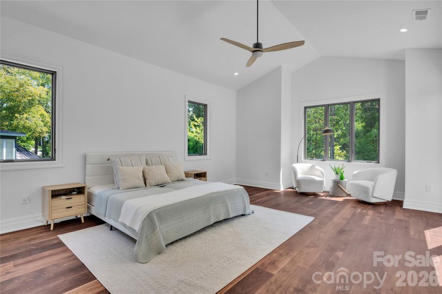 Furnished interior view inside a new home in , Charlotte (Image 8).