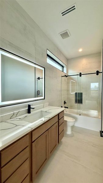 Furnished interior view inside a new home in , San Antonio (Image 14).