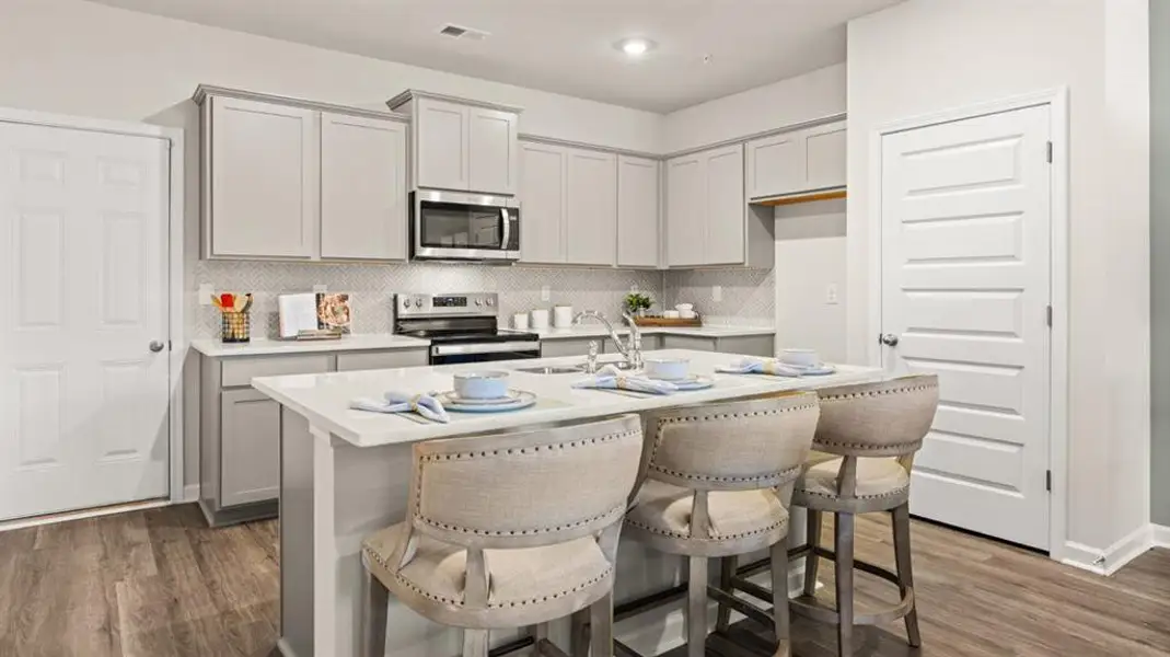 Furnished interior view inside a new home in , Stockbridge (Image 5).