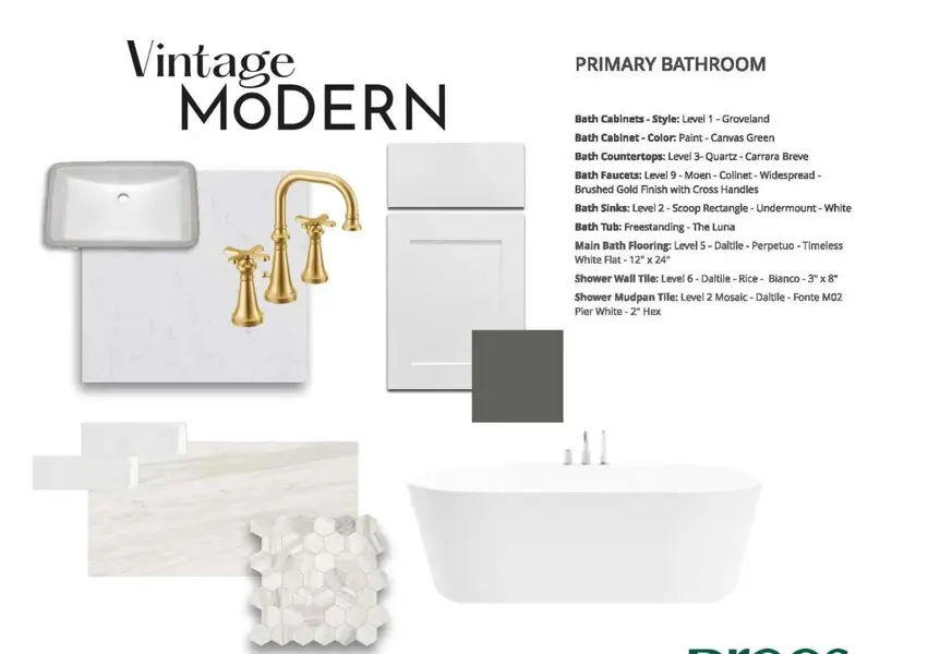 Brookdale II C selection sheet