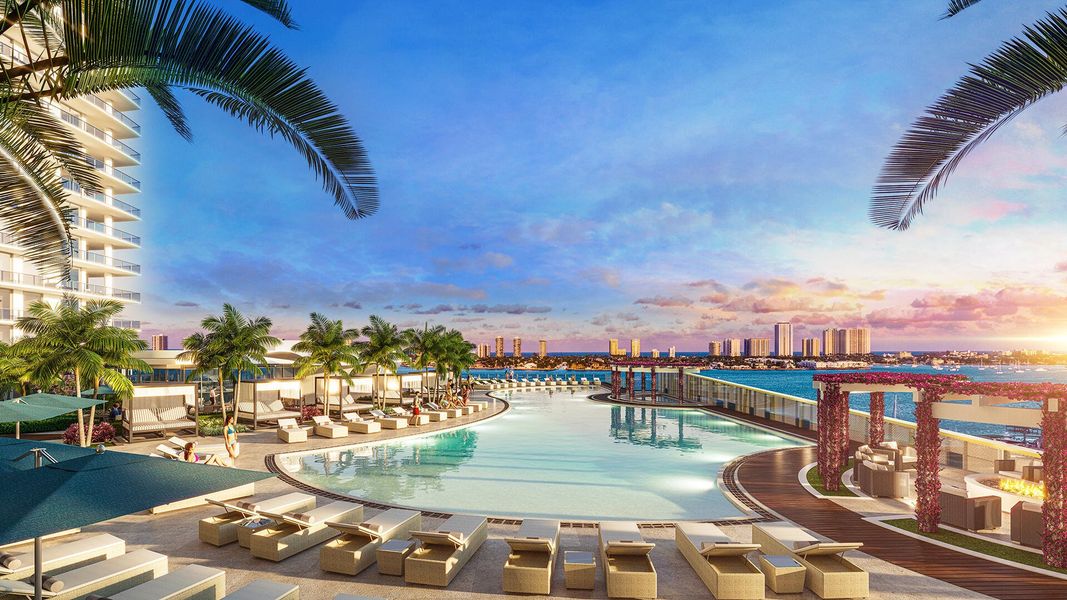 Resort Pool Rendering