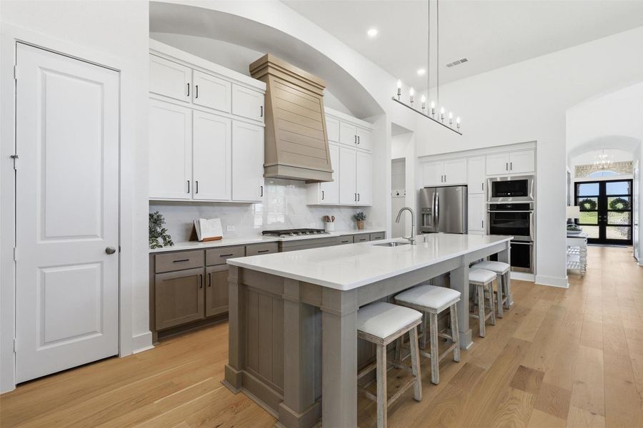 Furnished interior view inside a new home in Elyson, Katy (Image 35).