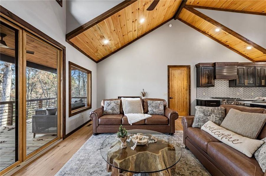Furnished interior view inside a new home in , McCaysville (Image 26).