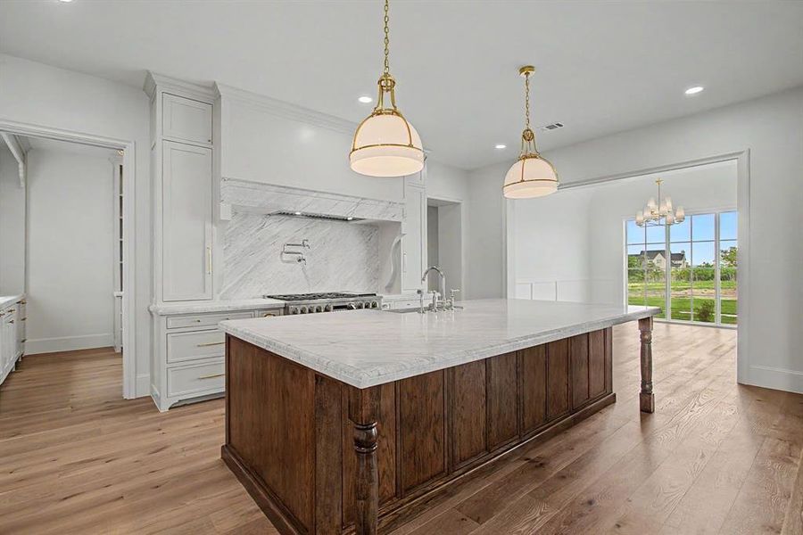 Furnished interior view inside a new home in , Aledo (Image 4).