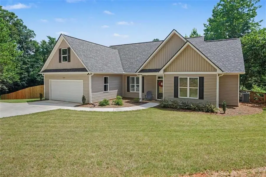Front exterior of a new home in , Griffin, GA, highlighting curb appeal (Image 2). Front exterior of a new home in , Griffin, GA, highlighting curb appeal (Image 2).