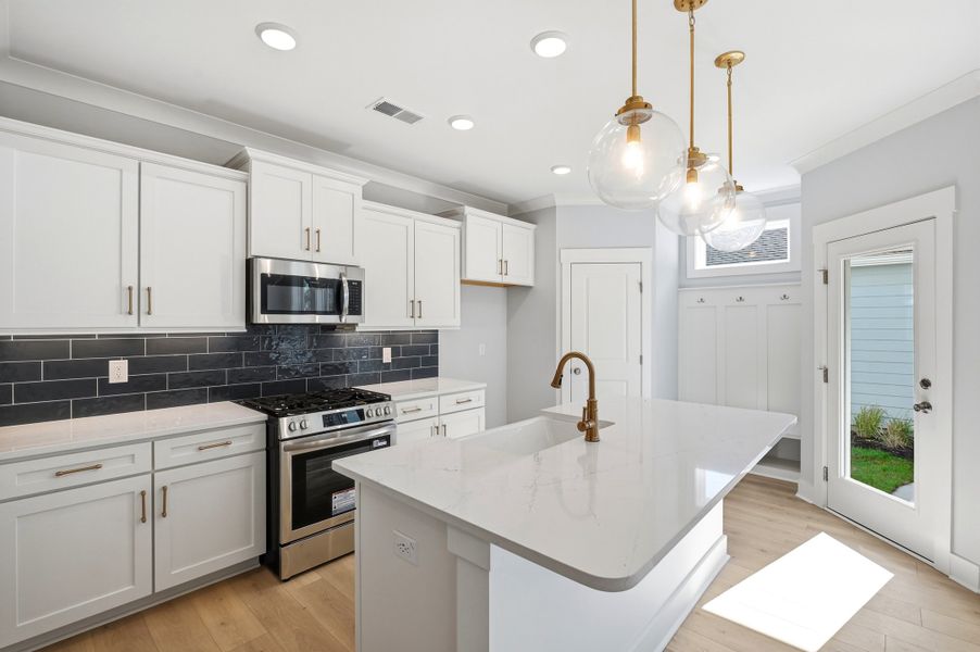 Representative furnished interior of a home built from the The Remington by RobuckHomes in Downtown Wilmington Collective, Wilmington (Image 7). Representative furnished interior of a home built from the The Remington by RobuckHomes in Downtown Wilmington Collective, Wilmington (Image 7).