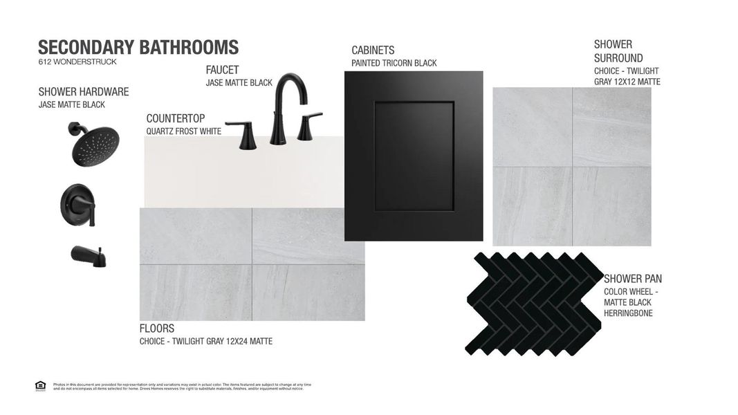 Sample of building materials used in homes in Clearwater Ranch, Liberty Hill (Image 3).