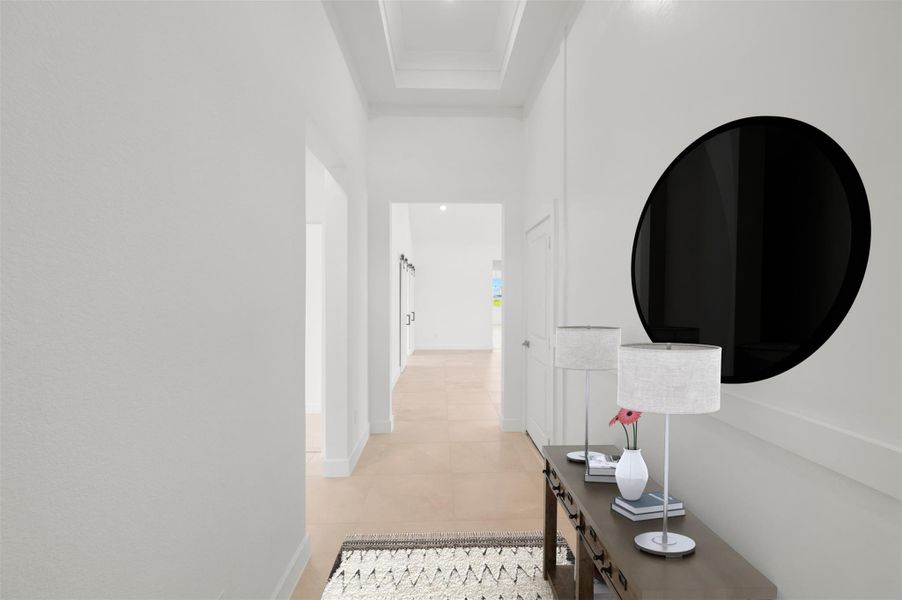 Welcoming foyer