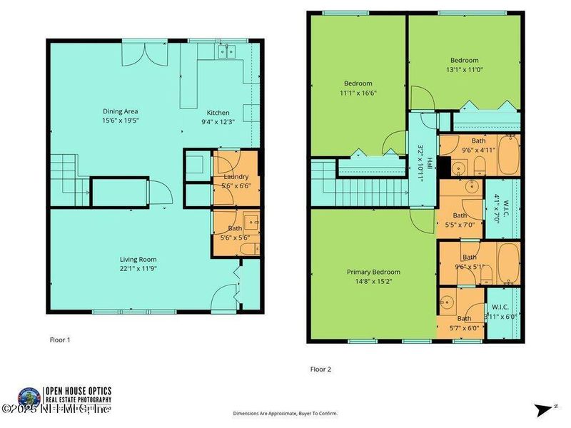 2D floor plan layout of this home in , Jacksonville, FL (Image 3). 2D floor plan layout of this home in , Jacksonville, FL (Image 3).