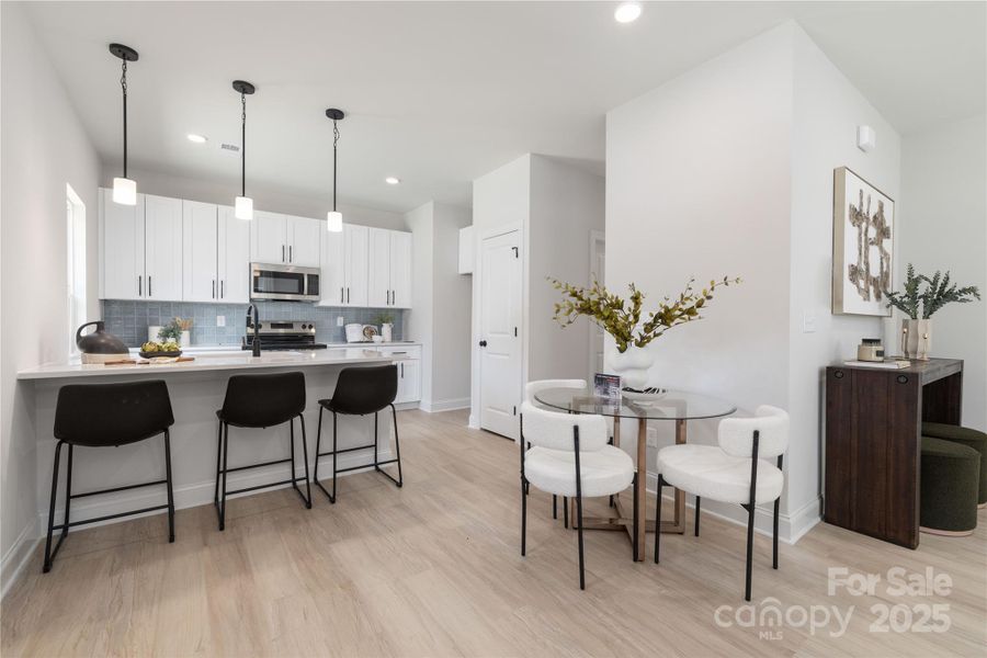 Furnished interior view inside a new home in , Charlotte (Image 11).