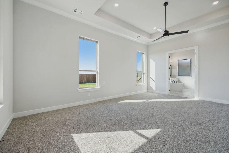Representative unfurnished interior of a home built from the Nicosa by Chesmar Homes in The Vines, Haslet (Image 9). Representative unfurnished interior of a home built from the Nicosa by Chesmar Homes in The Vines, Haslet (Image 9).