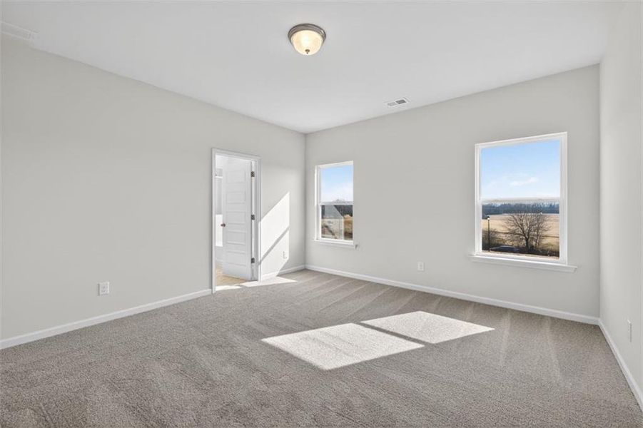 Spacious, unfurnished interior of a new home in Townes At The Stiles, Cartersville (Image 20).