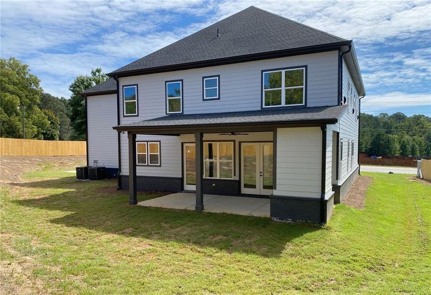 Exterior details and patio area of a home in , Snellville (Image 29).