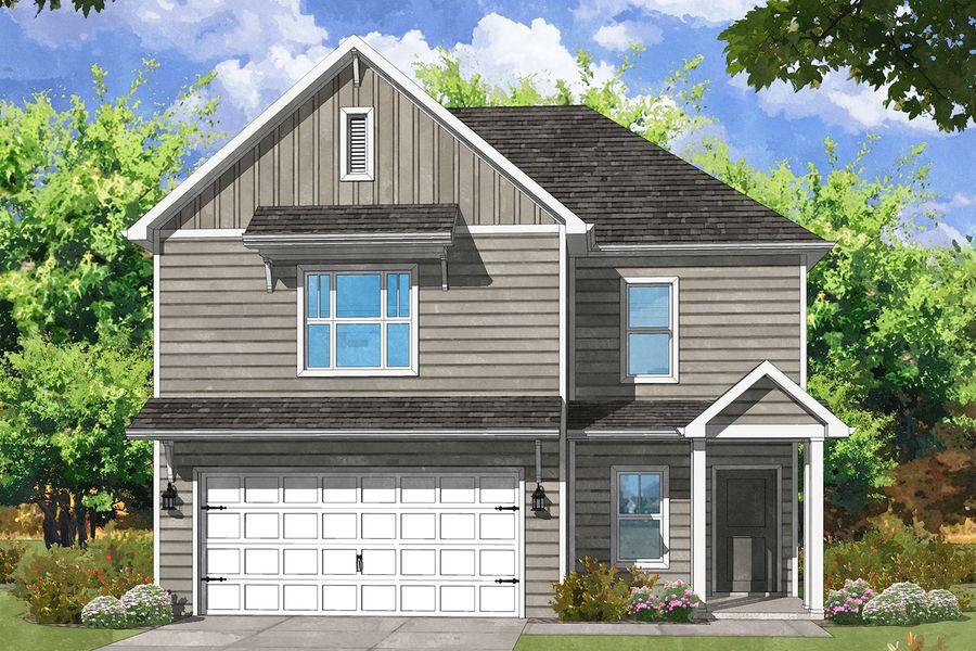 Representative rendering of the exterior for the Adams by Center Park Homes (Image 15).