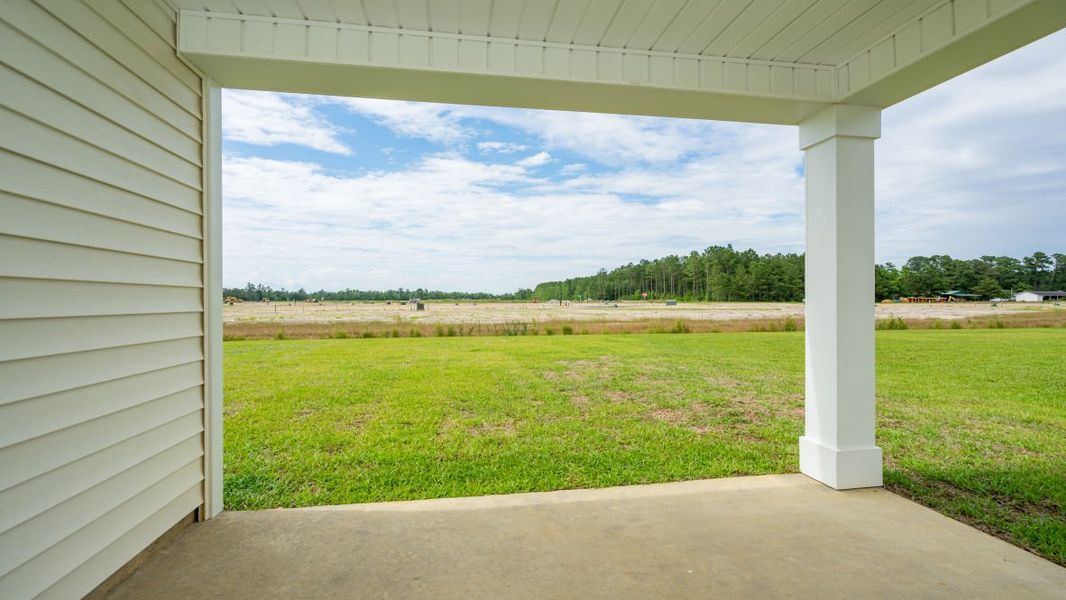 Exterior details and patio area of a home in Cottonwood Place, Tabor City (Image 20). Exterior details and patio area of a home in Cottonwood Place, Tabor City (Image 20).