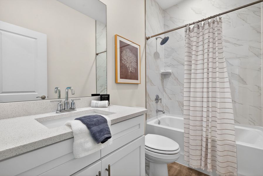 Representative furnished interior of a home built from the The Bluewater Cove by Sunlife Homes LLC in Cape Coral, Cape Coral (Image 31).