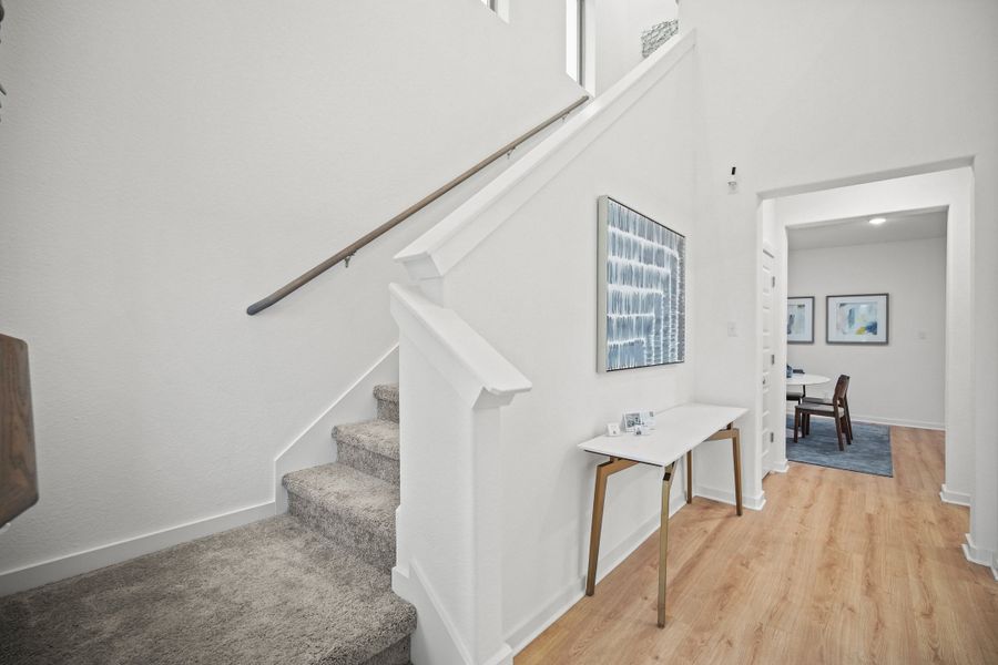 Entryway in the Oak home plan by Trophy Signature Homes – REPRESENTATIVE PHOTO Entryway in the Oak home plan by Trophy Signature Homes – REPRESENTATIVE PHOTO