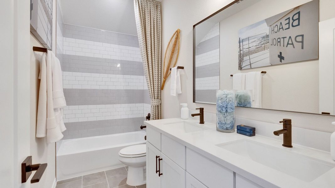 Representative furnished interior of a home built from the Rosewood by DRB Homes in Sunfield, Buda (Image 27). Representative furnished interior of a home built from the Rosewood by DRB Homes in Sunfield, Buda (Image 27).