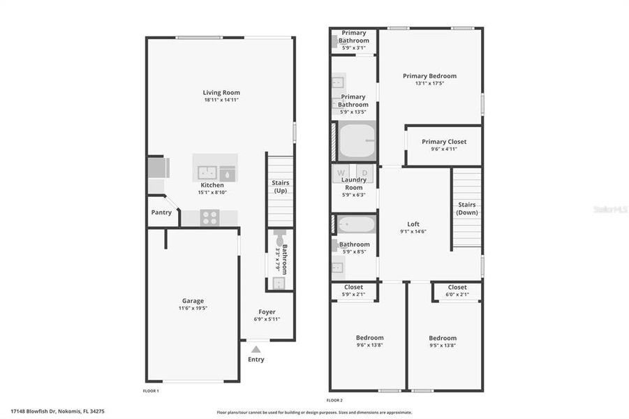 2D floor plan layout of this home in , Nokomis, FL (Image 6).