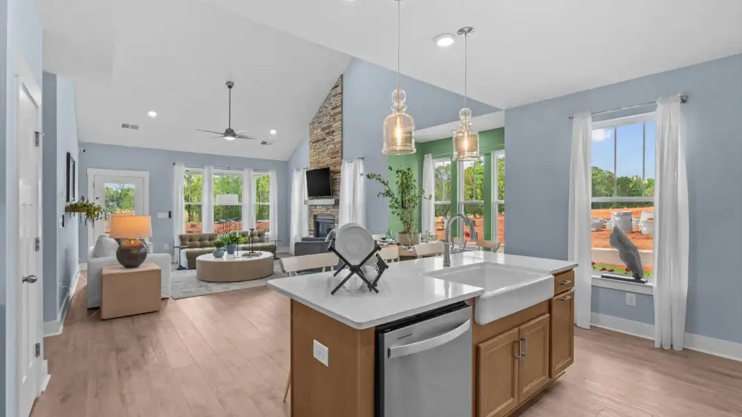 Furnished interior view inside a new home in Robert's Farm, Greenville (Image 12).