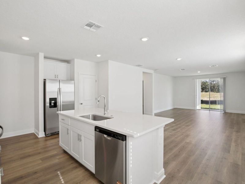Furnished interior view inside a new home in The Reserve at Hammock Oaks - Classic Series, Lady Lake (Image 7).