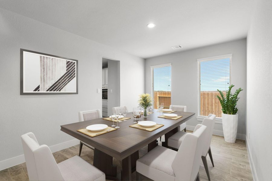 VS Dining Area. Sample photo of completed home with similar floor plan. Actual colors and selections may vary.
