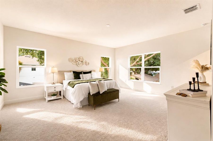 Furnished interior view inside a new home in , Tampa (Image 57).