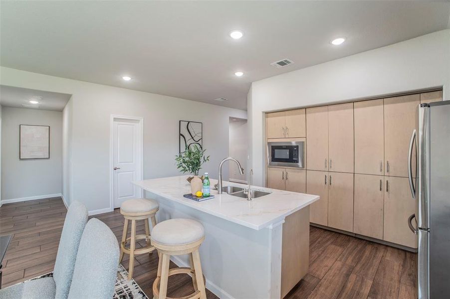 Furnished interior view inside a new home in , Aubrey (Image 13).