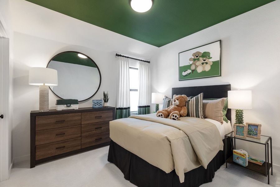 Representative Secondary Bedroom - some options shown