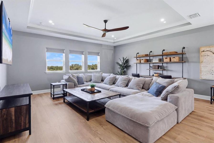 Furnished interior view inside a new home in , Sarasota (Image 43).
