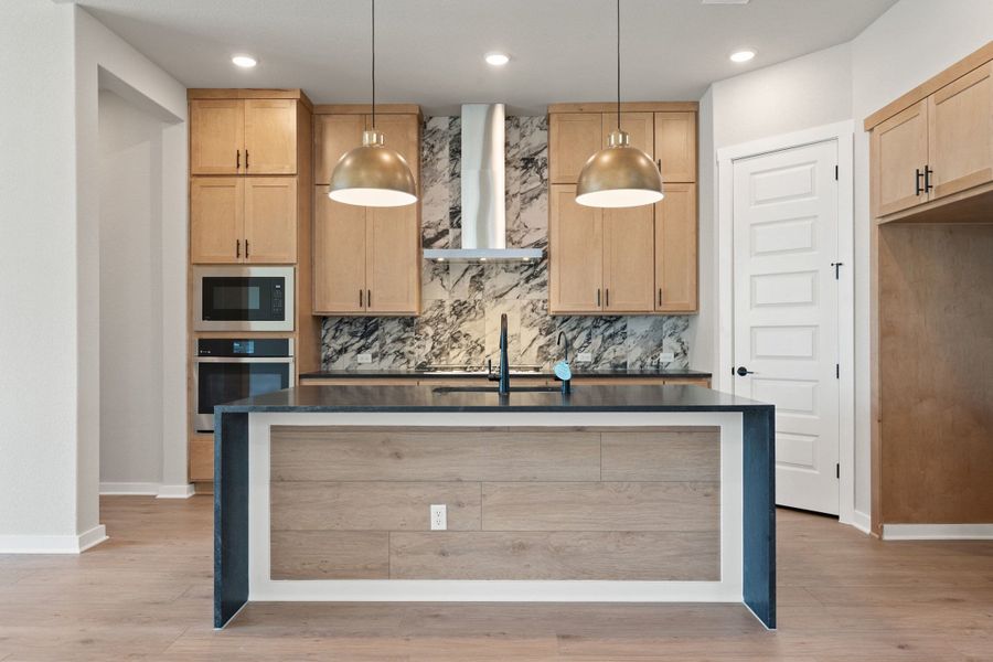 Furnished interior view inside a new home in Lariat, Liberty Hill (Image 12).