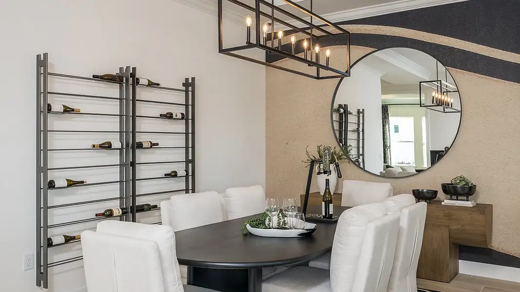 Representative furnished interior of a home built from the Pallazio II by Taylor Morrison in Westview Community Group Page, Kissimmee (Image 9).