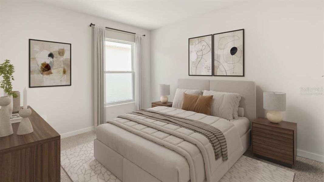 Furnished interior view inside a new home in Coral Lakes - Tradition & Express, Punta Gorda (Image 8).