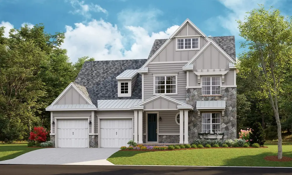 Representative exterior photo of a completed home built from the Marin by Classica Homes in McLean - Hunts Point, Belmont, NC (Image 30).