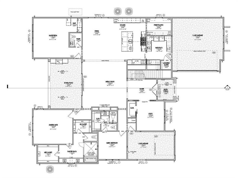 2D floor plan layout of this home in , Southlake, TX (Image 3). 2D floor plan layout of this home in , Southlake, TX (Image 3).