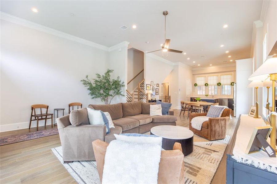 Furnished interior view inside a new home in , Addison (Image 32).