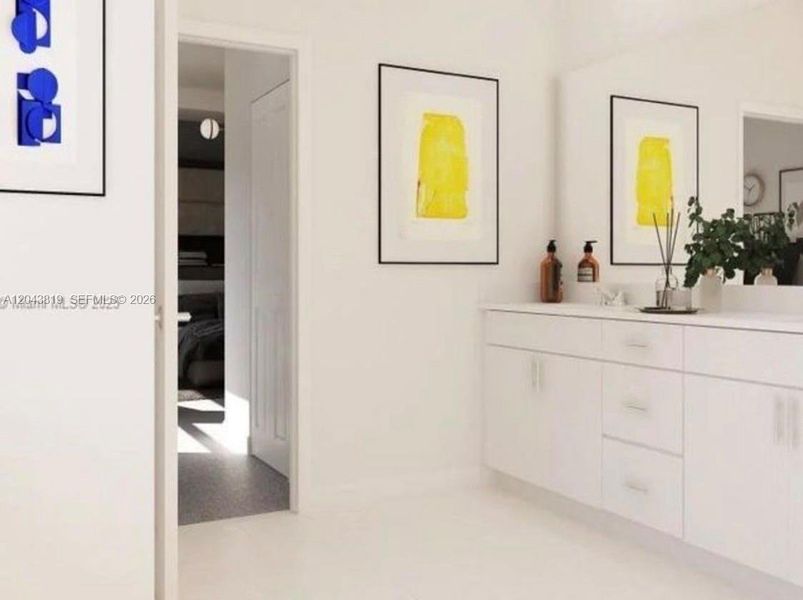 Furnished interior view inside a new home in , Miami (Image 12). Furnished interior view inside a new home in , Miami (Image 12).