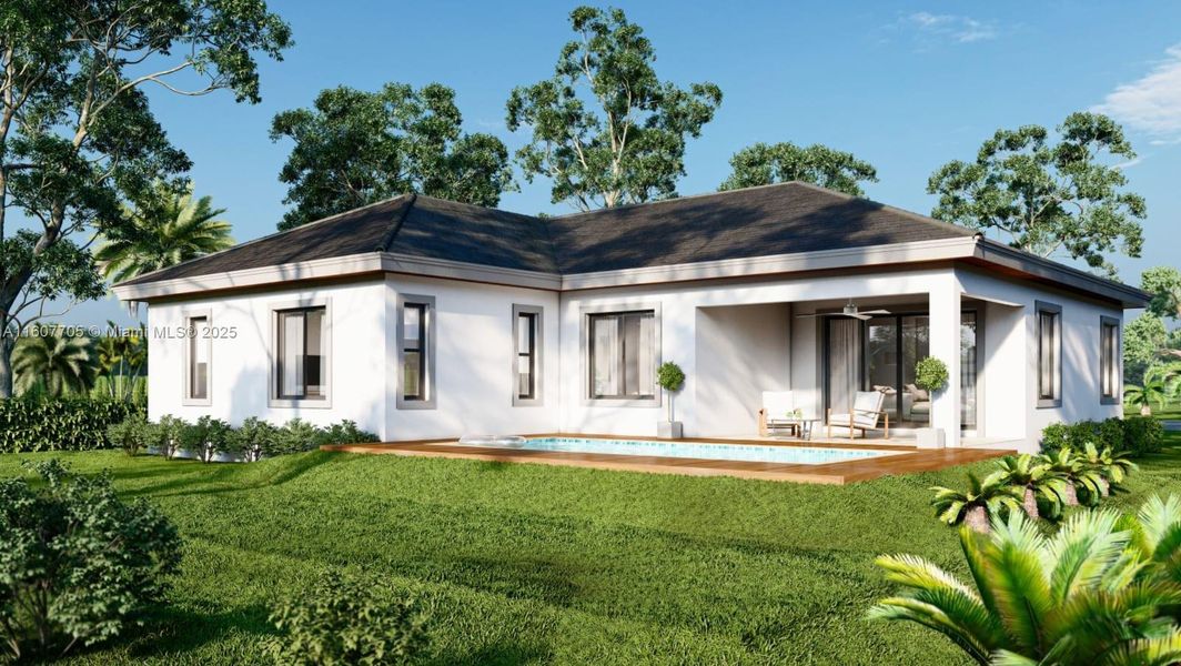 Front exterior of a new home in , Placida, FL, highlighting curb appeal (Image 10). Front exterior of a new home in , Placida, FL, highlighting curb appeal (Image 10).