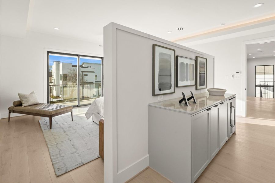 Furnished interior view inside a new home in , Houston (Image 17). Furnished interior view inside a new home in , Houston (Image 17).