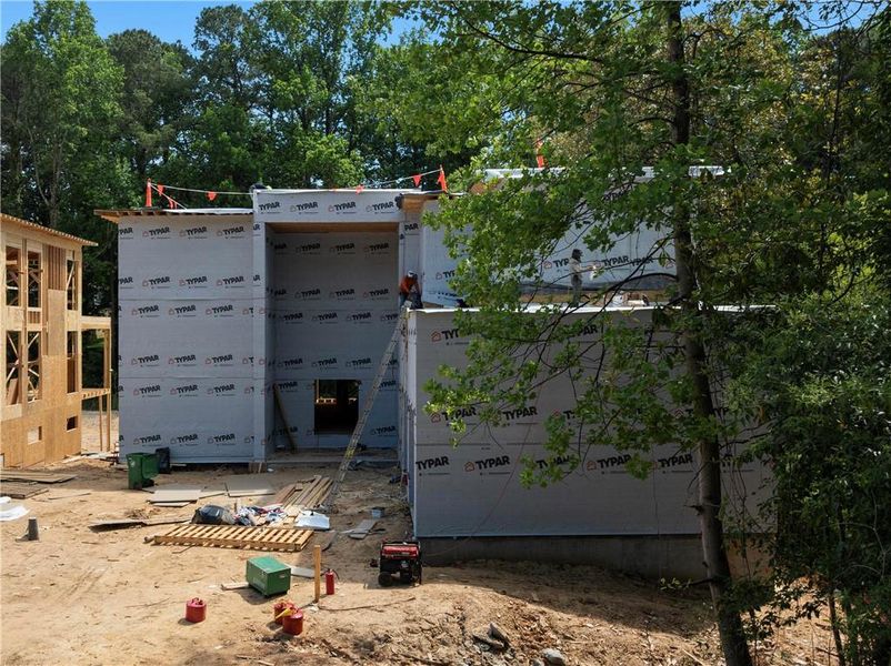 In-progress construction of a new home in , Atlanta, GA (Image 8).