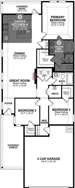 Beazer Homes Churchill Primrose plan