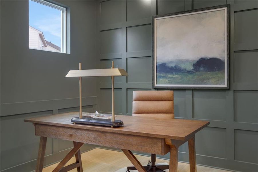 Furnished interior view inside a new home in , Cartersville (Image 13).