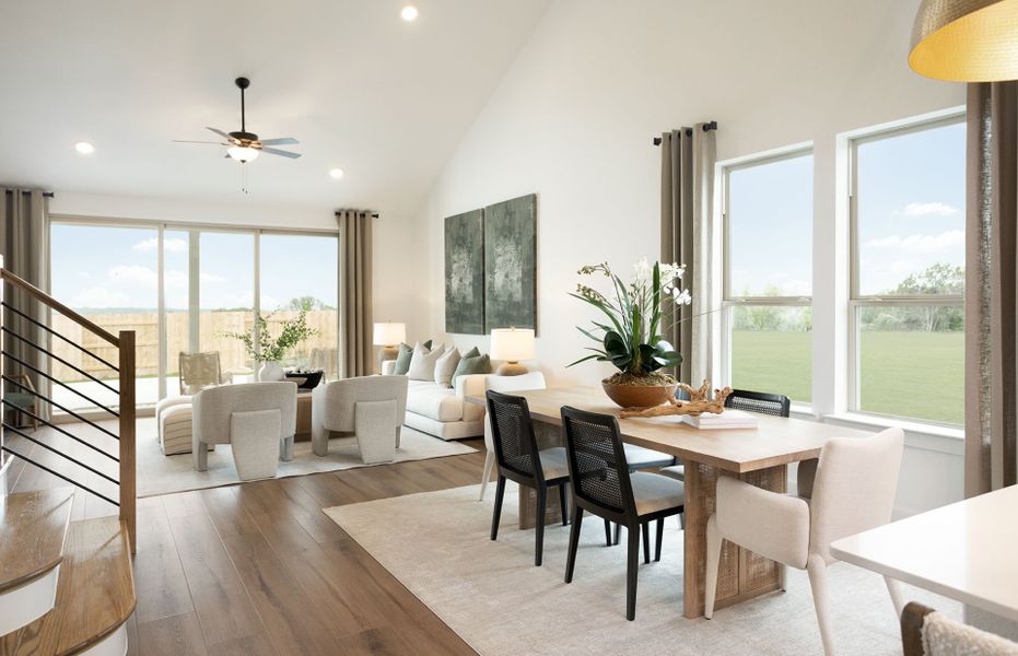 Representative furnished interior of a home built from the Hamilton by Pulte Homes in Sunfield, Mustang Ridge (Image 7).