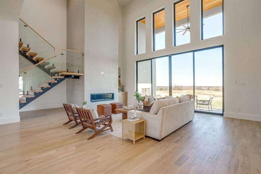 Furnished interior view inside a new home in , Weatherford (Image 19).