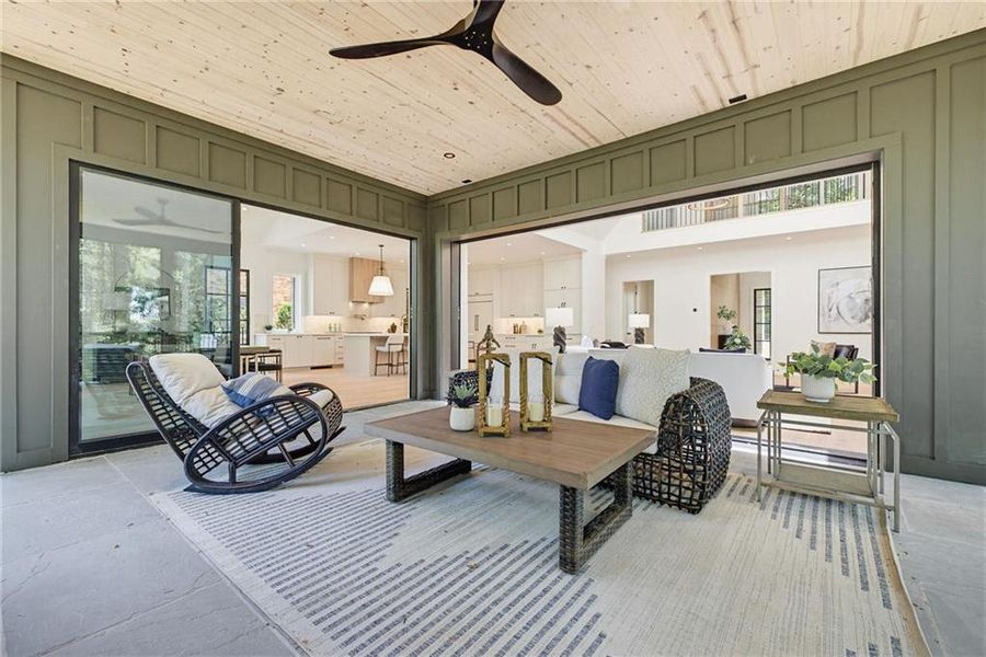 Exterior details and patio area of a home in , Atlanta (Image 26). Exterior details and patio area of a home in , Atlanta (Image 26).