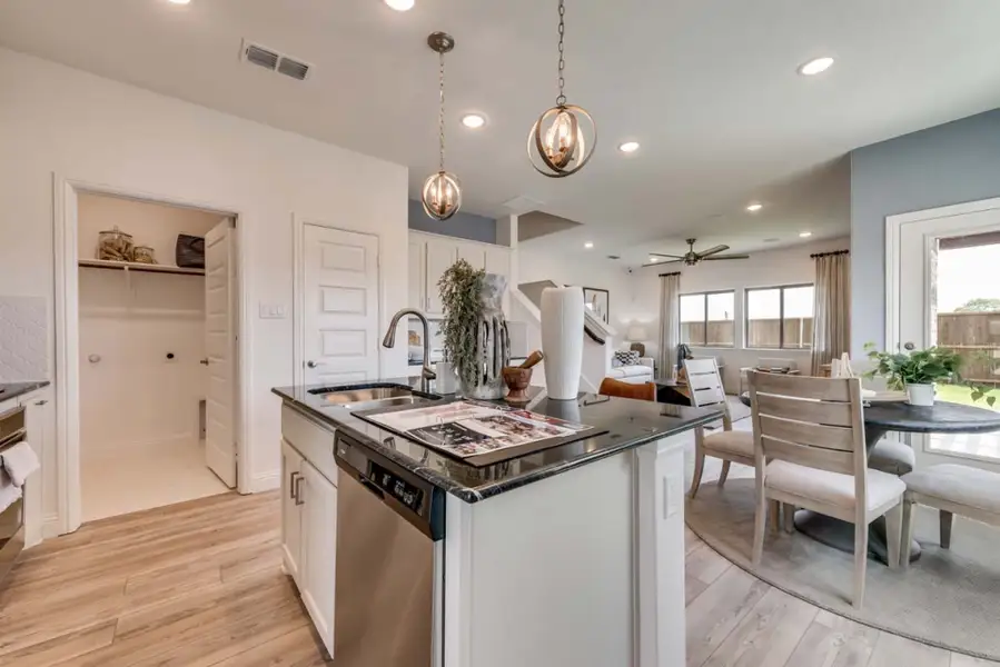 Furnished interior view inside a new home in Town Park, Princeton (Image 4).