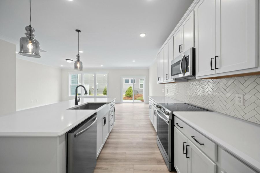 Furnished interior view inside a new home in Harbor Crossing, Greensboro (Image 8).