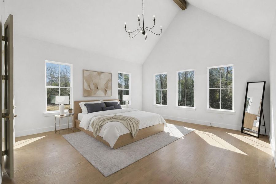 Furnished interior view inside a new home in , Montgomery (Image 32).