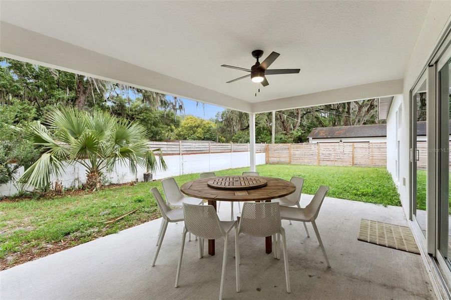 Exterior details and patio area of a home in , Sanford (Image 3).